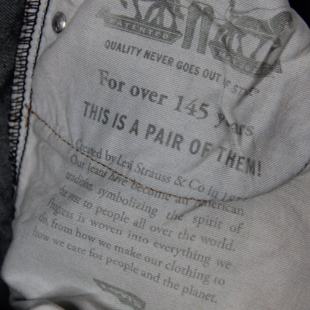 Levi's Strauss 505 Jeans Denim Men's Authentic Pants - Picture 9 of 9